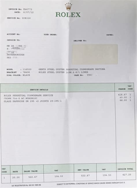 rolex invoice template|invoice receipt generator.